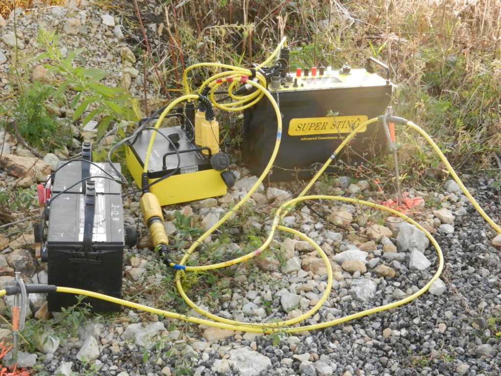 Rent an electrical resistivity imaging or ERI system